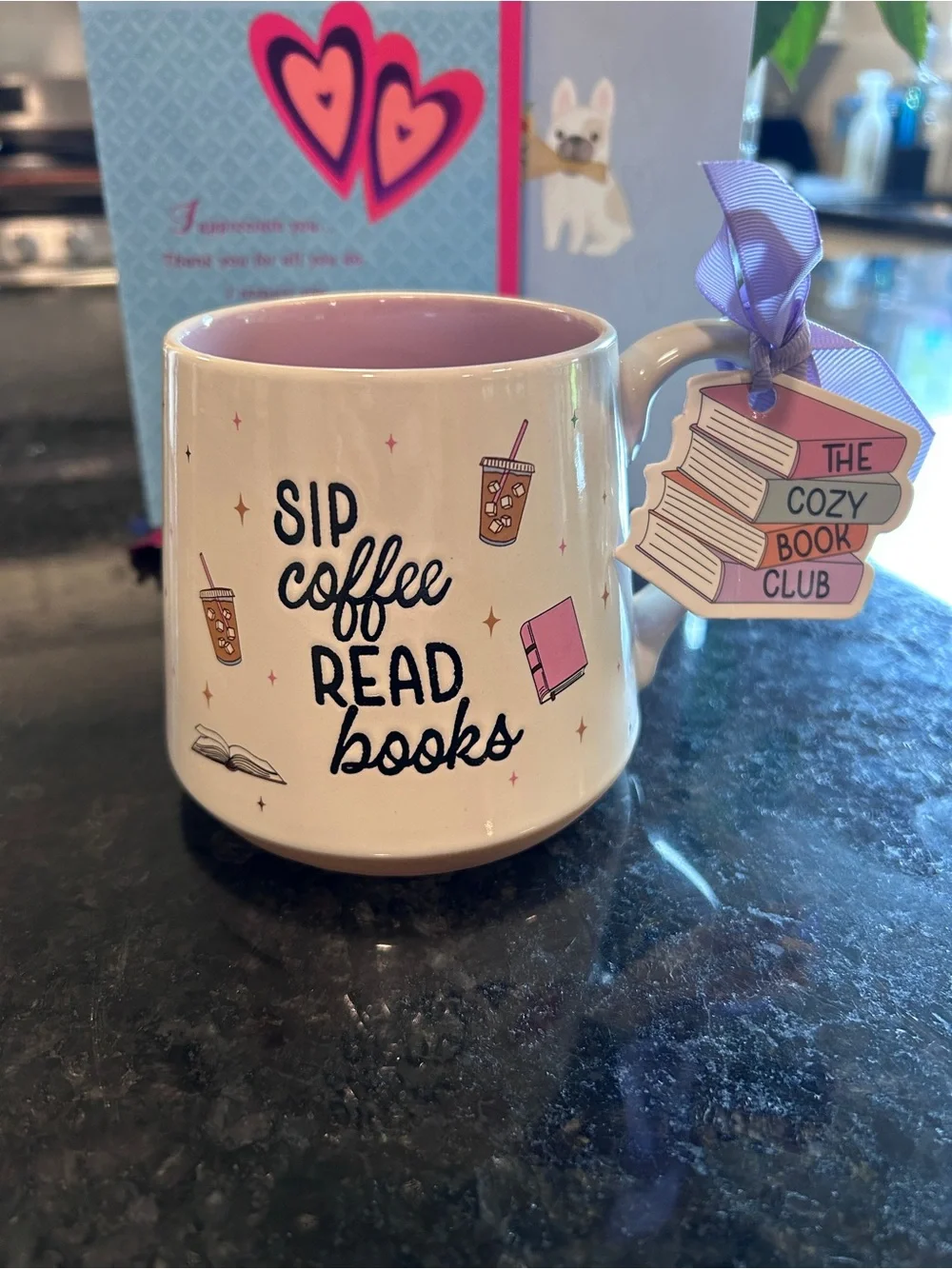 Sip Coffee Read Books Ceramic Mug - The Cozy Book Club